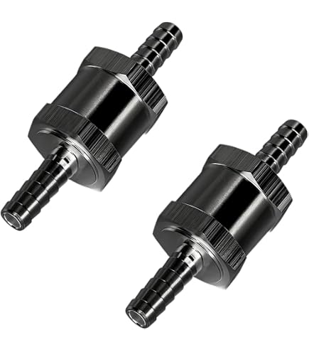 Clapet Anti-Retour 8mm Aluminium - 2 Pièces - Pour Essence Diesel Carburateur - Système Carburant