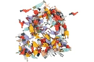 100 st HO skala 1:87 sittande figurer sittande människor modell för miniatyr järnväg landskap layout