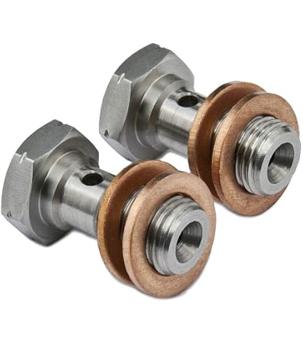 Lot De 10 Joints D'étanchéité En Cuivre 6x12x1mm - Universels - Neuf Sous Blister