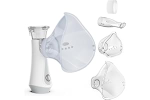 ‎JOSSIS Inhalationsgerät für Erwachsene, JOSSIS tragbares inhalationsgerät für Kinder Einfach zu Bedienen und zu Reinigen, Effiziente Zerstäubung