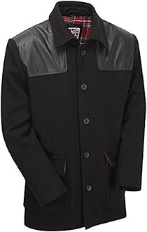 Classic Wool Donkey Jacket (XS) Black : Amazon.co.uk: Fashion