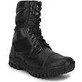 Liberty Freedom SOLDIER-01 Lacing Safety Shoes for Men | Leather Sole| Water Resistance |Padded Foam Insole| Comfortable for All Weather | Shock Absorber|