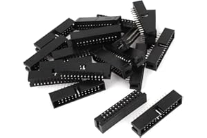 UXCELL sourcing map 20pcs 2,54mm Embase IDC DC3-26P 2 rangée 26 pins connecteur JTAG