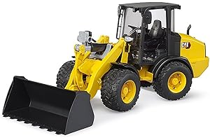 bruder - 02485 - Minipala articolata Cat - veicolo 1:16, minipala, pala articolata, pala gommata, giocattolo da 3 anni