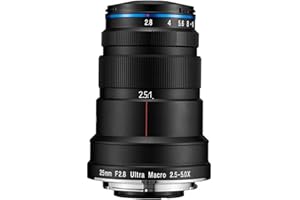LAOWA Venus Optics Lawoa Ultra Macro VE2528SFE - Objectif 25 mm f/2.8, Noir