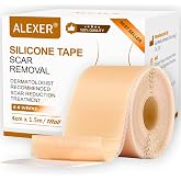 Alexer Soft Silicone Tape Scar Burn Caesarean Section Stitch Trace Keloid Surgery Trace Remover 4cm x 1.5m