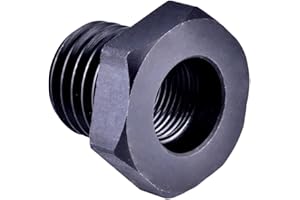 RANRAO Adaptador de husillo de cabezal de torno, adaptador de portabrocas de torno de madera, adaptador de husillo de rosca de tornillo M33X3.5 a 1 pulgada-8TPI herramienta para torno de torneado de madera