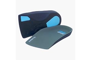 OR8 Wellness Plantar Fasciitis 3/4 Length Arch Support Orthotic Insoles. Flat Feet, Fallen Arches. Heel Pain Relief. Men's & Women's Shoe/Boot Inserts (S 5-6.5)