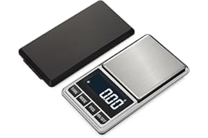 Lancoon Mini-Taschenwaage 500g x 0,01g Tragbar Elektronische Gewicht Schmuck Waage Digitale Präzisions-Grammwaage Automatische Taraabschaltung Hintergrundbeleuchtetes Display(Inklusive Batterie)