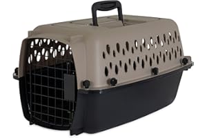 Petmate Vari Kennel Taupe / negro, 19 pulgadas