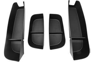 smabee DOO Side Storage Box for Xpeng G6 2023 2024 2025 Side Door Organizer Tray Front and Back Door Waterproof for Xpeng G6 Accessories TPE Black 4 Pack