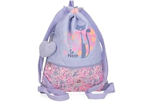 Enso So Pretty Plecak Worek Wielobarwny 35x46 cm Poliester, Biały, 35x46x0.5 cms, worek na plecak