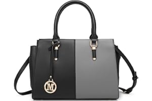 Miss Lulu Women's Top-Handle Bag, Black