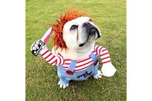 YXCUIDP Dog Awful Costume Pets Costume Halloween Cosplay for Dogs, Funny Dog Party Clothes Hat Christmas Costume Dog Clothes (Small)