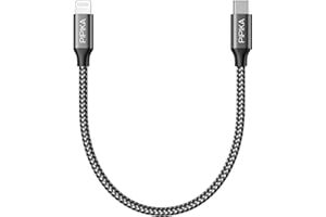 PIPIKA USB C Lightning Kabel 0.5M，iPhone Ladekabel[MFi Zertifiziert] Power Delivery USB C auf Lightning Kabel kompatibel mit iphone 14/13/12/11Pro Max/Pro/X/XS/XR/8 Plus, for Type-C Chargers