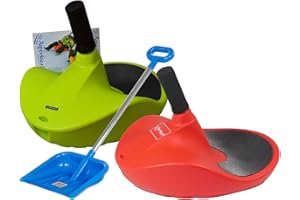 TOYTOYTOY 2 x Alpengaudi Zipfelbob Rodel Bob Schlitten mit Handgriff bis 100 kg