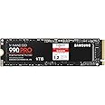 Samsung 990 PRO NVMe M.2 SSD , 1 TB, PCIe 4.0, 7.450 MB/s Lesen, 6.900 MB/s Schreiben, Interne SSD für Gaming und Videobearbe