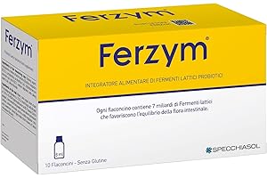 Specchiasol Ferzym Integratore Alimentare, 10 Flaconcini