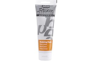 Pébéo – Modeling Paste Studio Acrylics – Pâte à Reliefs et Empâtements – 250 ml - Blanc