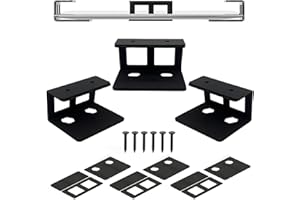 FENGJIAHUI Laptop Untertisch Halterung, Laptop Halterung Unter Schreibtisch, Untertischhalterung/Wandhalterung Multifunktionale Halterung Halter für Laptop/Tablet/Tastatur/Router, für Geräte < 3,6cm Dicke