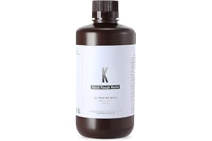 RI RESIONE RESIONE Resina de Impresora 3D Resistente, No Frágil ABS-Like Difícil & Rígido Resina 3D para impresión 3D LCD UV 405nm Negro 1000g
