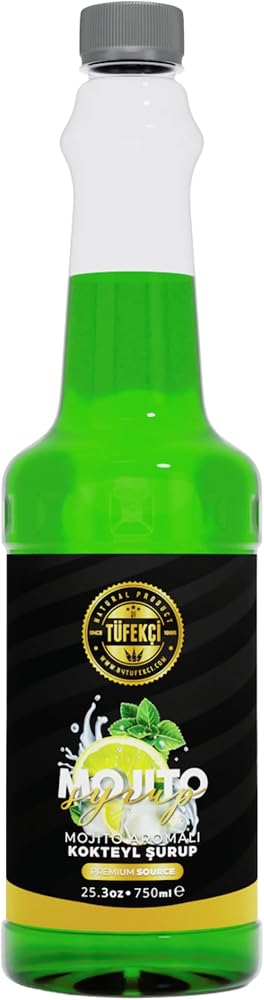 By Tüfekçi Mojito Aromalı Şurup, 750 ml