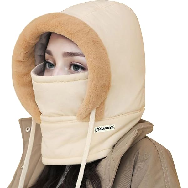 Cagoule (balaclava) Hiver Unisexe - Imperméable Et Coupe-vent - Doublure Polaire - Réglable (tour De Tête 55-60 Cm) - Pour Ski, Moto, VTT - 4