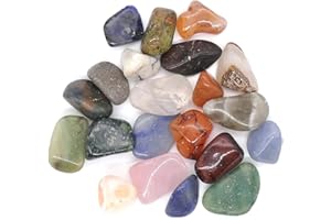 The Bead Shop Tumbled Gemstones – Polished Crystal Healing Stones for Reiki, Chakra & Crafts – 100g Pack (Extra Small to Large Available)