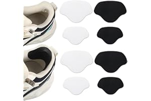 EODKSE 4 paires de patchs de réparation de baskets Patch de talon adhésif Réparation de trou de basket Patch de talon Patch de prévention de trou de chaussure Convient à la plupart des types de chaussures