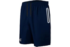 JRC Just Royal Clothing Mens Running Shorts with 2 Zip Pockets, Lightweight Shorts for Workout & Gym