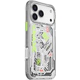 iPhone 17 Pro Max ile Uyumlu Mag-Şarj &Ouml;zellikli Kılıf Desenli Airbag Tasarımlı Skinarma Spectra Kapak (Yeşil)