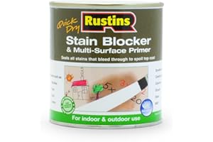 Rustins 5015332002207 apprêt résistant contre les taches et multi-surfaces – blanc