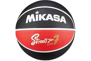 MIKASA Piłka do koszykówki rozmiar 7 czarna czerwona BB702B