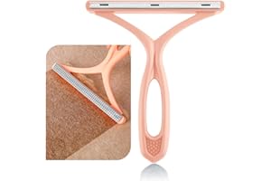 BELUGSIN Levapelucchi Manuale Levapelucchi Portatile Vestiti Fuzz Rasoio Spazzola Lint Remover per Abbigliamento Fuzz Tappeto Pet Hair Lenzuola di Cotone (Rosa)