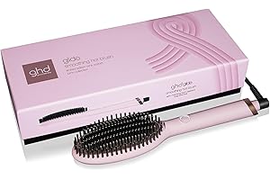 ghd Glide - Cepillo Térmico Alisador de Pelo Para un Acabado Liso Natural Sin Esfuerzo, Acabado Suave, Brillante y Sin Frizz, Púas Cerámicas - Para Todo Tipo de Cabello (Enchufe Europeo)