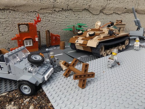 Modbrix 2465 – ✠ Bausteine Jagd Panzer STURMGESCHÜTZ III AUSF. G Panzer inkl. custom Wehrmacht Soldaten aus original Lego© Teilen ✠ - 4