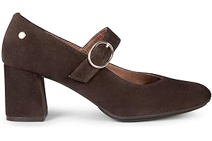 miMaO. Merceditas de Piel para Mujer con Plantilla de Gel. Hecho en España