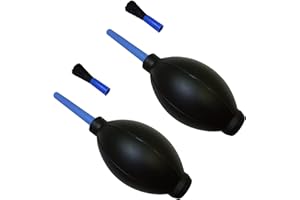 HREDZEO Air Blower,2 Pcs Manual Blower Cleaner with Soft Silicone Tip Soft Rubber Air Blower Blaster Dust Cleaner for Sensor Computer Keyboard Camera Mobile Phone Cleaning