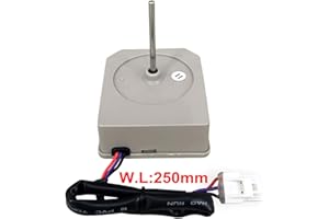 SHEAWA Motor de ventilador de refrigerador con motor giratorio inverso KBL-48ZWT05-1202A DC 12V 2W 2200r/min para refrigerador Omar