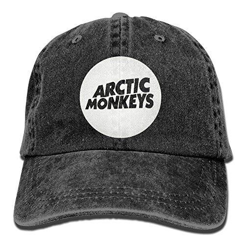 Preisvergleich Produktbild Arctic Monkey Adjustable Hip Hop Cotton Washed Denim Cap Black