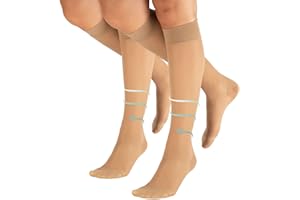 CALZITALY PACK 1/2 Mi-Bas De Maintien | Chaussettes Hautes De Compression Graduee Moyenne, Mi-Bas Unisexe De Soutien Medical, 14-16 Mm/Hg | Made In Italy