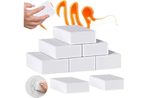 ‎YEAHWHEE Schmutzradierer Schwamm, Radierschwamm Putzschwamm 8 Stück Weiß,Zauberschwamm 2X Plus Stärke Reinigungsschwamm Wunderschwamm Magic Sponge Eraser für Haushalt, Küche, Wand 11x7x2CM