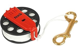 Mares Cewka dla dorosłych ze smyczą Reel Compact, czarna, rozmiar uniwersalny