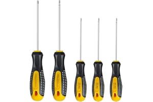 COSYALL Set di cacciaviti triangolari da 5 pezzi, punta per cacciavite a punta magnetica 1,8 mm 2,0 mm 2,3 mm 3,0 mm per strumenti di riparazione batteria giocattolo