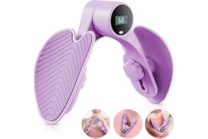 ZINUEEN Appareil de musculation pour plancher pelvien, cuisses, jambes et fesses, entraînement à domicile, pour femme et homme