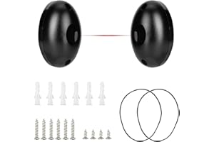 DONOONIS 1 Paire de Capteur Cellule Portail, Photocellule Portail Barriere Infrarouge, Infrarouges Universelles 12/24V AC DC, Kit Photocellules Infrarouges Universels, Ouvre-Portes de Garage