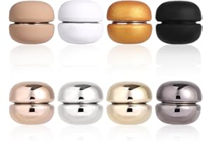 TOYMIS 8pcs Strong Magnetic Hijab Pins, Multi-Purpose No-Snag Hijab Magnets Hijab Pins Pinless Scarf Magnetic Clasp Pinless Brooch for Women Clothes Hijabs Scarves, Z08255