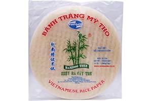 WaNaHong Vietnamese Rice Paper | Great for Spring Roll Summer Roll | Gluten Free, Vegan, and Low Calorie (22cm)