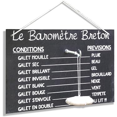 Baromètre analogique - 586.2MS - Barigo - thermomètre / en laiton