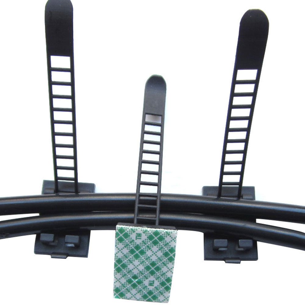 20-pcs-rglable-Attache-de-cble-support-Gestion-de-cble-Wire-Clip-Cable-Clamp-Noir-pour-ordinateur-lectronique-cblage-lectrique-Communication-et-fixe